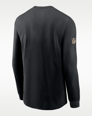 New Orleans Saints Sideline Team Issue Men's Nike Dri-FIT NFL Long